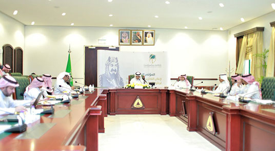 صورة من المؤتمر الصحفي لإعلان الفائزين بالدورة الرابعة لجائزة الملك عبدالعزيز للجودة